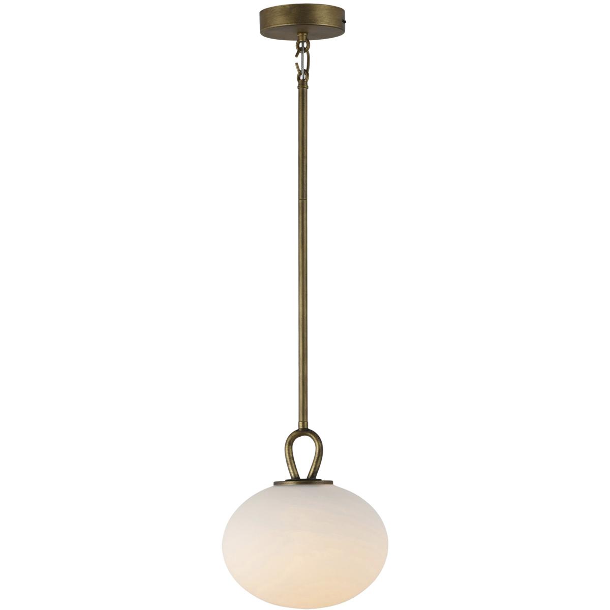 Artcraft AC12250LB Velora LED 9 inch Legacy Brass Pendant Ceiling Light