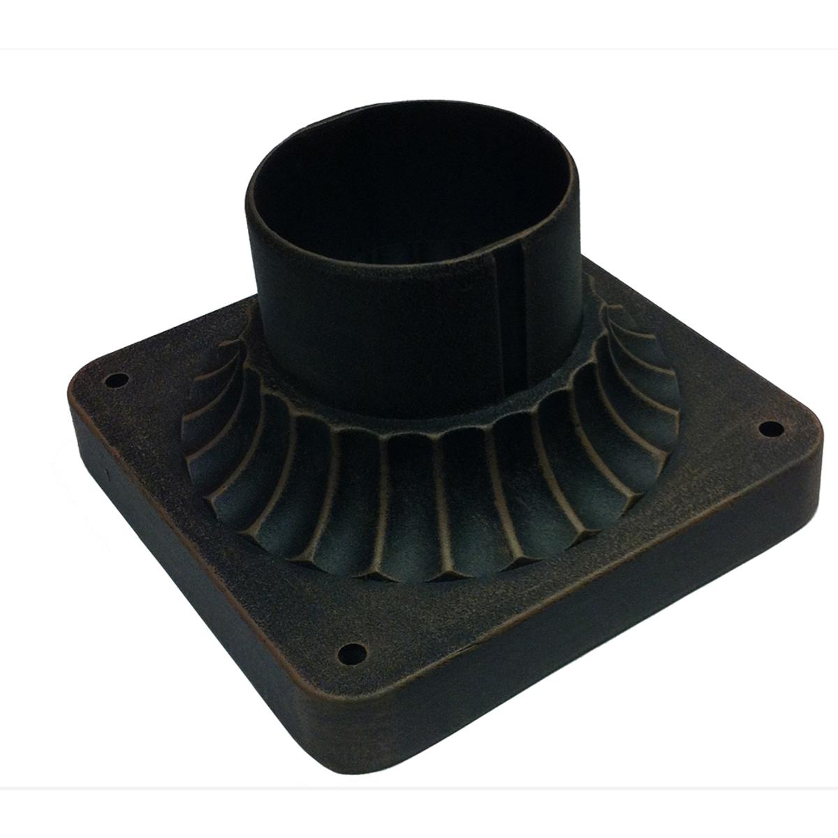Artcraft AC226RU Classico 3.5 inch Rust Post Fitter Mount