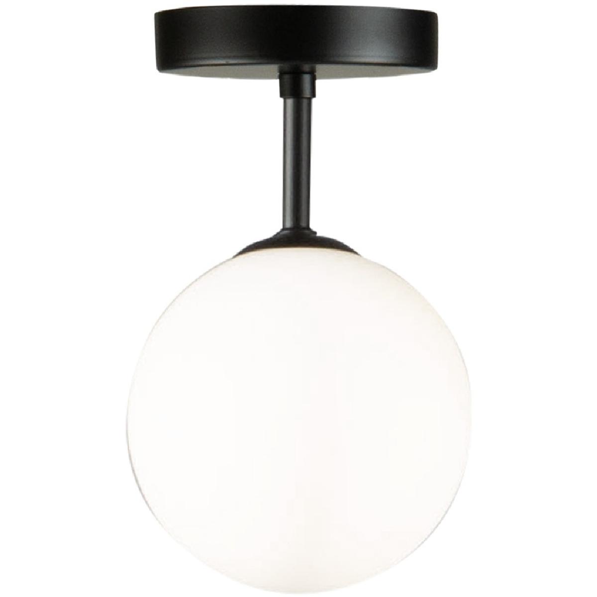 Artcraft AC6651BK Comet LED 6 inch Semi Matte Black Flush Mount Ceiling Light