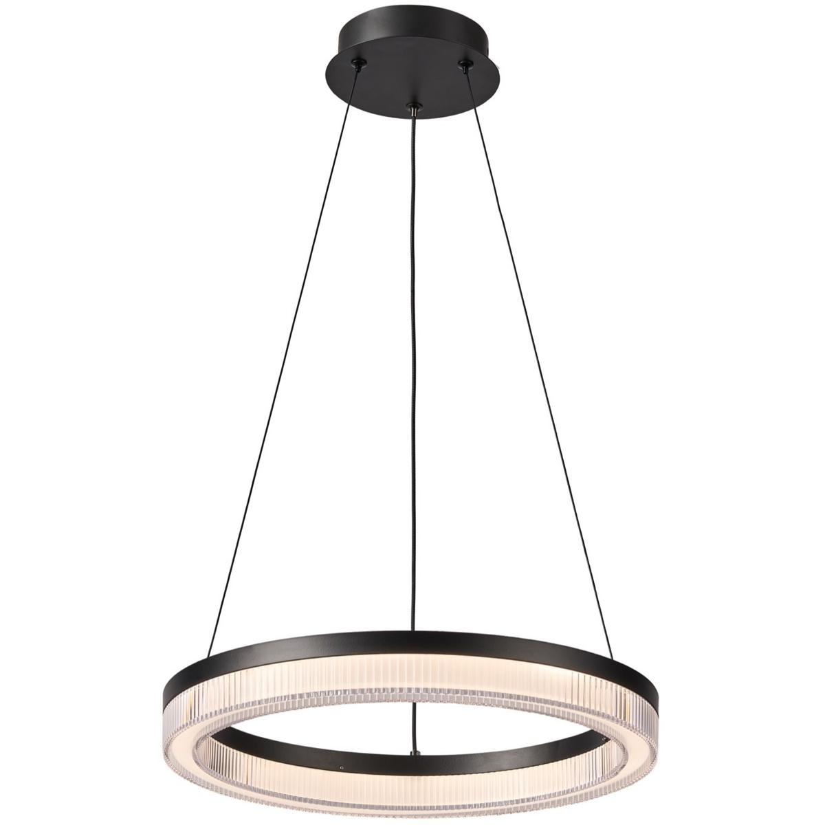 Artcraft AC6831BK Ari LED 15.8 inch Black Pendant Ceiling Light