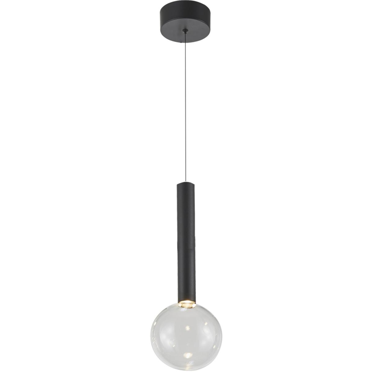 Artcraft AC6850BK Terra LED 4.75 inch Black Pendant Ceiling Light