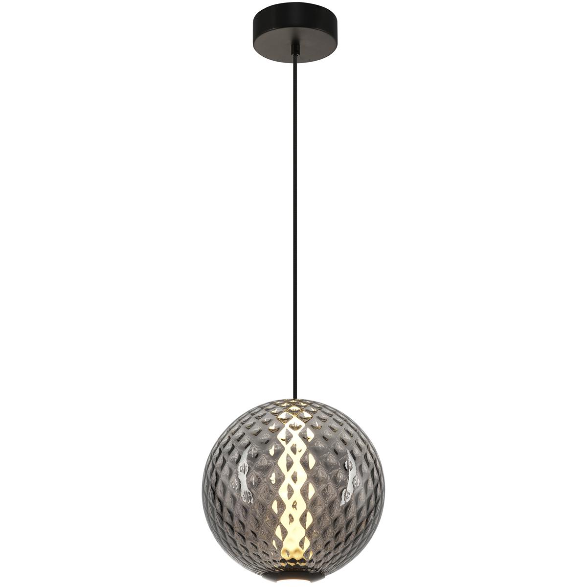 Artcraft AC6940SM Celeste LED 11.8 inch Gunmetal Pendant Ceiling Light in Smoke Ombre