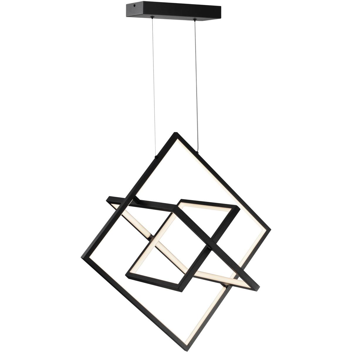 Artcraft AC7627BK Graymar LED 19.8 inch Black Pendant Ceiling Light