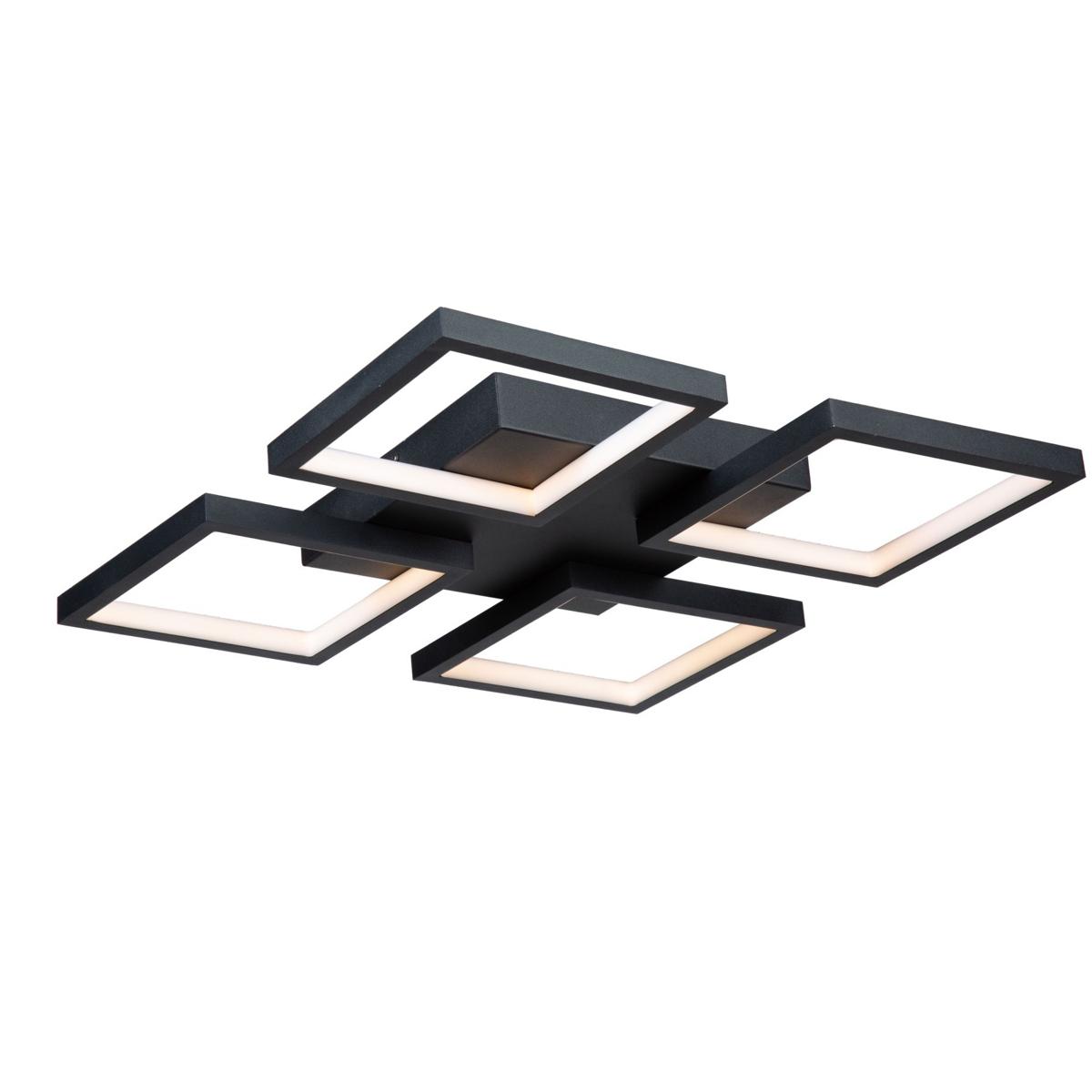 Artcraft AC7629BK Graymar LED 18.5 inch Black Flush Mount Ceiling Light