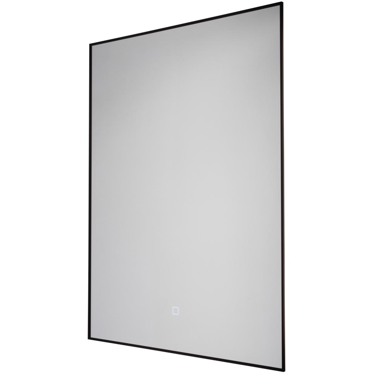 AM325 Reflections Collection Integrated LED Wall Mirror, Matte Black