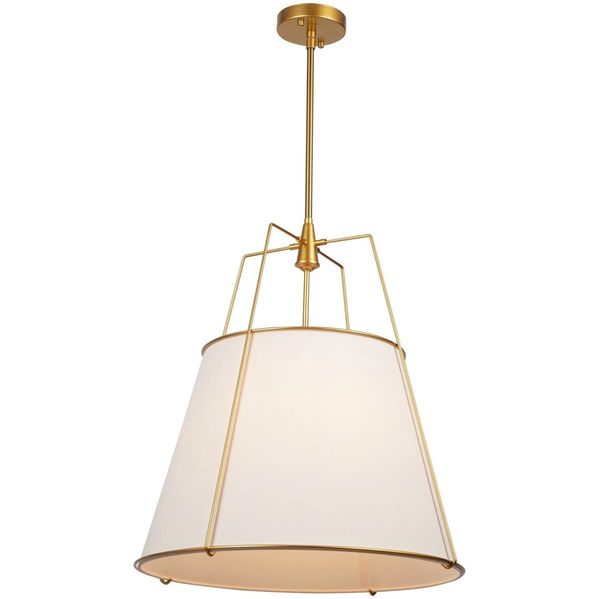 Artcraft SC13364BR Pullman LED 20.8 inch Brass Pendant Ceiling Light