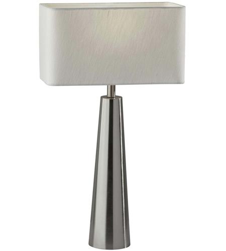 Adesso 1505-22 Lillian 26 inch 100.00 watt Brushed steel Table Lamp Portable Light photo