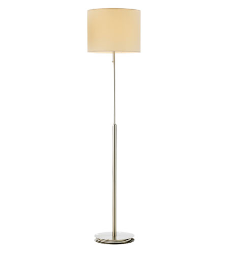 Adesso Bobbin 1 Light Floor Lamp in White 3023-02 photo