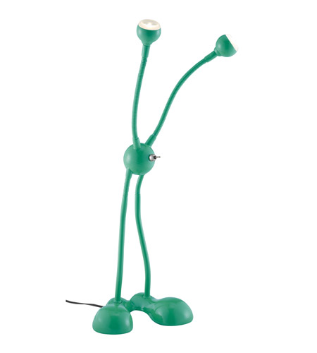 Adesso Alien Led Desk Lamp In Emerald Green 3275 05
