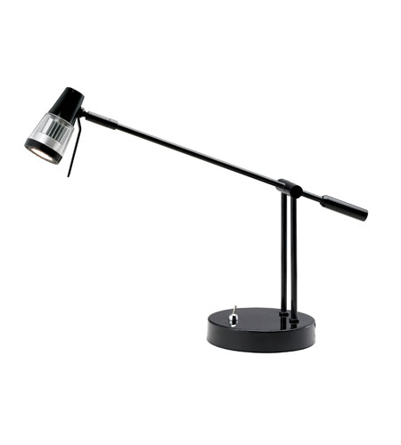 Adesso Maestro 3 Light Balance Arm Desk Lamp in Black 3650-01 photo