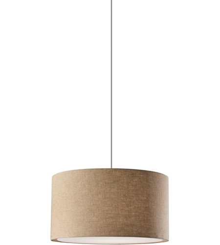 Adesso 4003-12 Harvest 1 Light 20 inch Natural Textured Fabric Drum Pendant Ceiling Light, Large photo