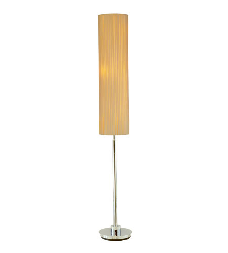 Adesso Hepburn 3 Light Floor Lamp in Chrome 4019-22 photo