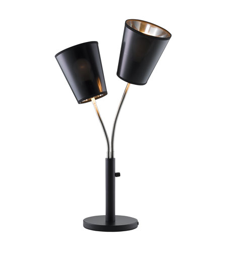 Adesso Athena Table Lamp in Black 4520-01 photo