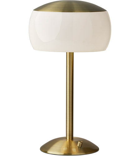 Adesso 5002-21 Jessica 20 inch 40.00 watt Antique Brass Table Lamp Portable Light photo