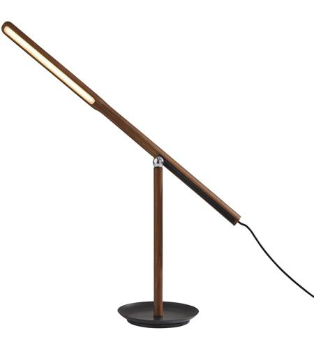 Adesso AD9112-15 Gravity 14 inch 8.00 watt Walnut Ash Wood Desk Lamp Portable Light, ADS360 photo