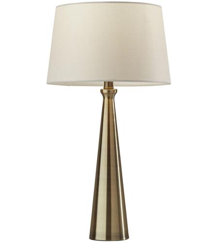 Adesso SL1141-21 Lucy 22 inch 100.00 watt Antique Brass Table Lamps Portable Light, 2 Pack, Simplee Adesso photo