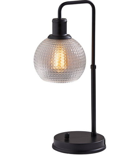 Adesso SL3711-01 Barnett 21 inch 40.00 watt Black Table Lamp Portable Light, Simplee Adesso  photo