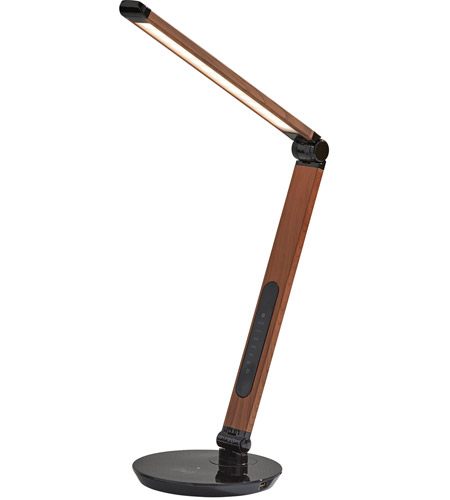 walnut desk lamp