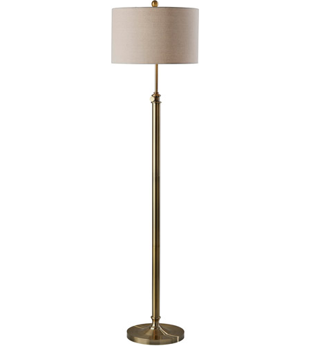 Adesso Sl1166 21 Barton 57 Inch 100 00, Traditional Brass Floor Lamp