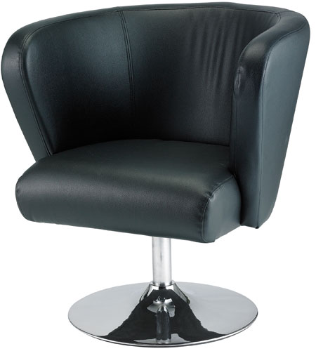 Adesso WK4033-01 Enterprise Black Swivel Chair photo