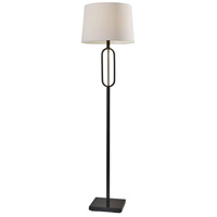 Adesso 1573-01 Harold 60 inch 150 watt Black Floor Lamp Portable Light, Simplee Adesso photo thumbnail