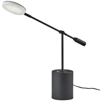 Adesso 2150-01 Grover 15 inch 10.00 watt Black LED Desk Lamp Portable Light, with USB Port photo thumbnail