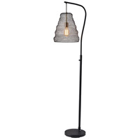 Adesso 3569-01 Sheridan 63 inch 40.00 watt Black with Antique Brass Accents Floor Lamp Portable Light photo thumbnail