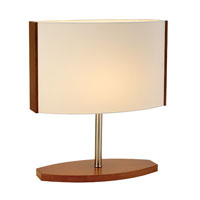 Adesso Regetta 1 Light Tall Table Lamp in Maple 3641-13 photo thumbnail