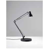 Adesso 3780-01 Quest Desk Lamp Portable Light in Black, with 2 USB Ports alternative photo thumbnail