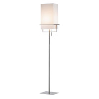 Adesso Mercer 1 Light Floor Lamp in Satin Steel 3831-22 alternative photo thumbnail