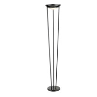 Adesso Odyssey 2 Light Tall Floor Lamp in Black Nickel 5233-01 photo thumbnail