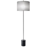 Adesso 5281-01 Blythe 62 inch 150 watt Brushed Steel Floor Lamp Portable Light photo thumbnail