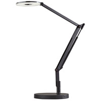 Adesso 6013-01 Gordon 33 inch 9.00 watt Black LED Desk Lamp Portable Light, with USB Port photo thumbnail