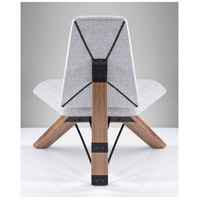 Adesso GR2100-03 Hahn Light Grey Fabric Chair alternative photo thumbnail
