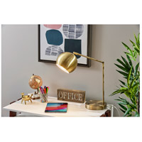 Adesso SL4915-21 Ashbury 16 inch 40.00 watt Antique Brass Desk Lamp Portable Light, Simplee Adesso alternative photo thumbnail