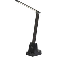 Adesso SL4922-01 Cody 18 inch 10.00 watt Matte Black Wireless Charging Desk Lamp Portable Light, with Smart Switch, Simplee Adesso photo thumbnail