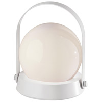 Adesso SL4930-02 Millie 8 X 7 inch White Color Changing Table Lantern, Simplee Adesso photo thumbnail