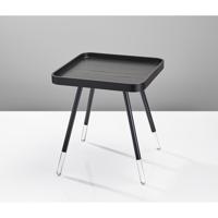 Adesso WK2097-01 Blaine 21 X 19 inch Black with Acrylic Accents End Table alternative photo thumbnail