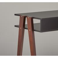 Adesso WK3012-01 Laurel 34 inch Black and Walnut Pine Desk alternative photo thumbnail