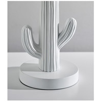 Adesso SL3995-02 Cactus 18 inch 60.00 watt White Table Lamp Portable Light, Simplee Adesso alternative photo thumbnail