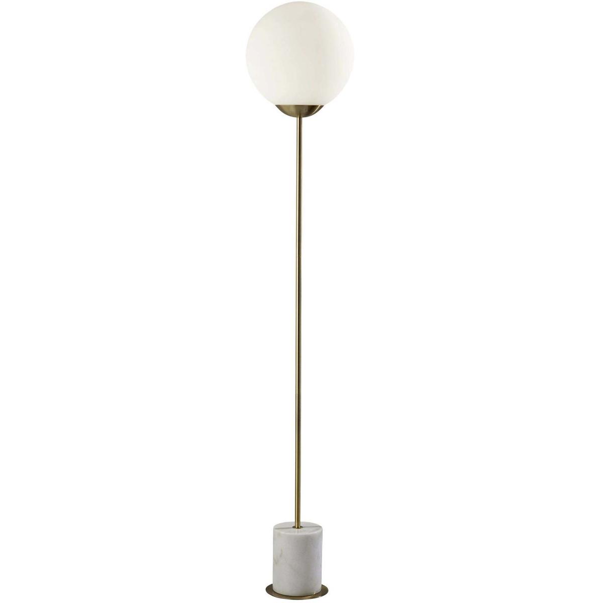 Lighting New York 2158-21 Adesso Terra 65 inch 40.00 watt Antique Brass Floor Lamp Portable Light 2158-21 - Open Box