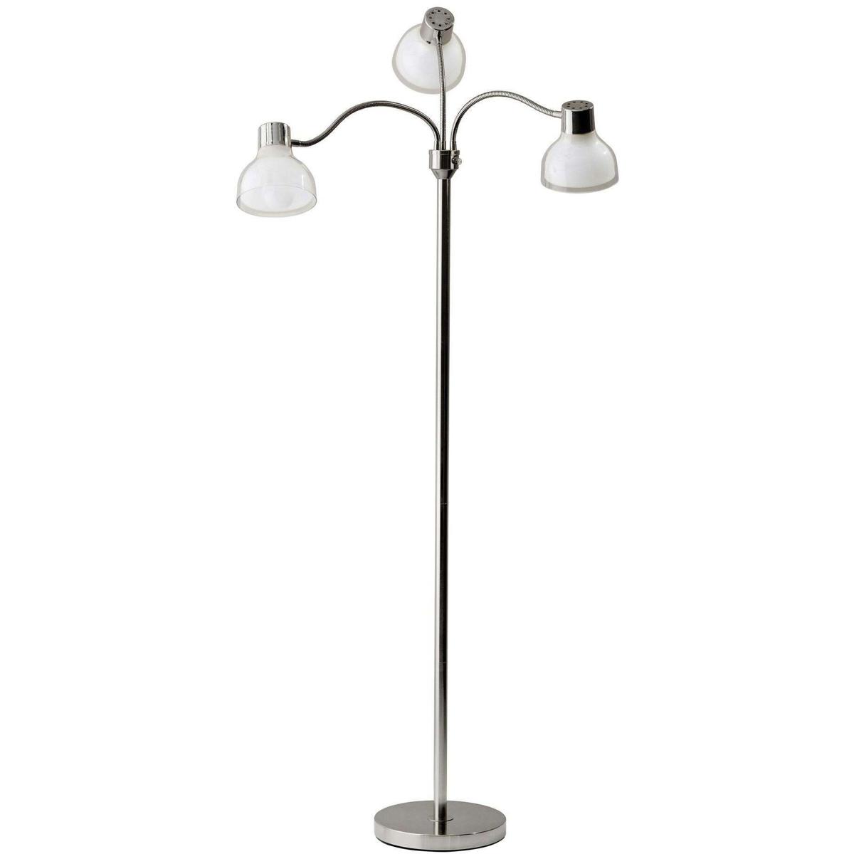 Adesso 3566-09 Presley 69 inch 40.00 watt Polished Nickel Floor Lamp Portable Light