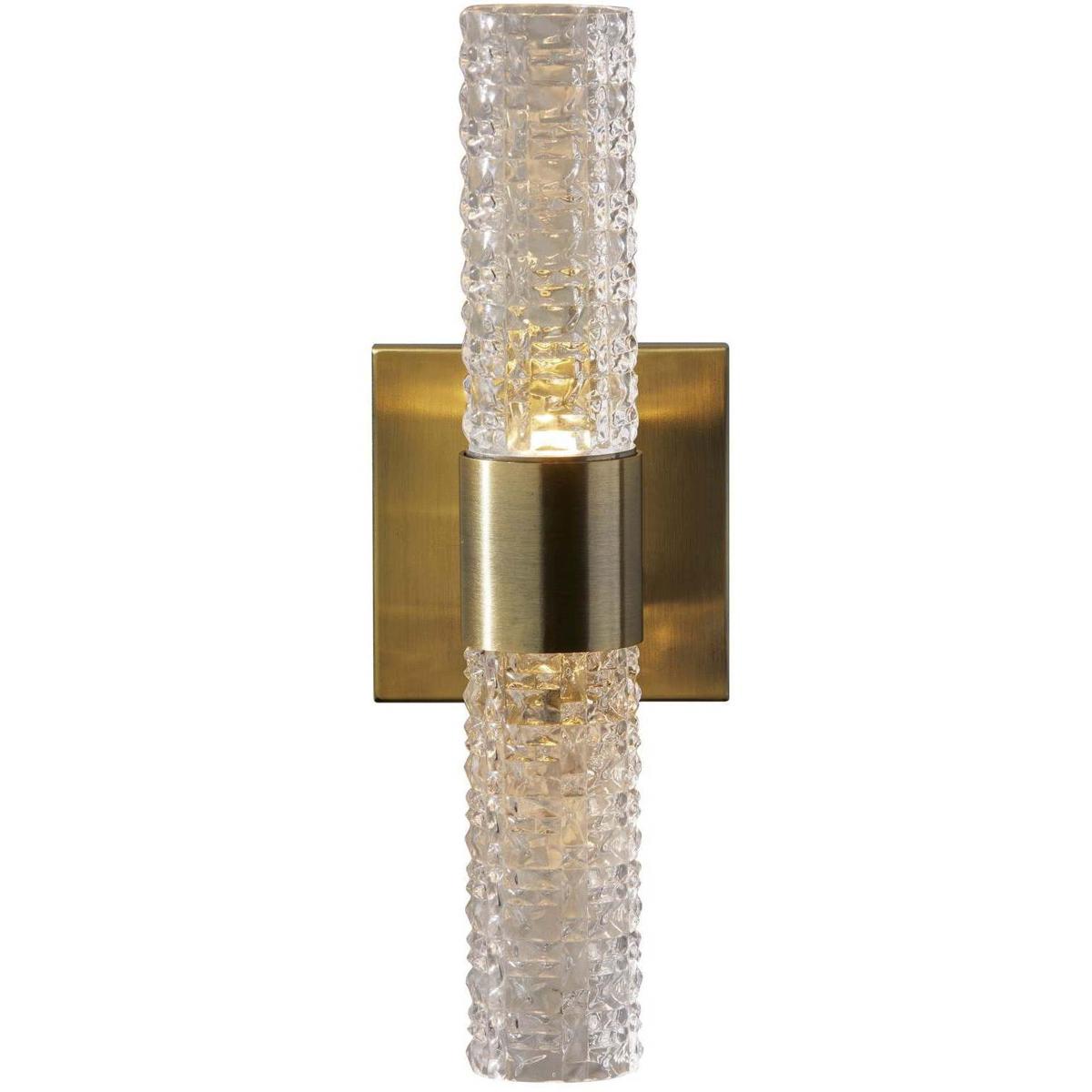 Adesso 3696-21 Harriet LED 5 inch Antique Brass Wall Lamp Wall Light
