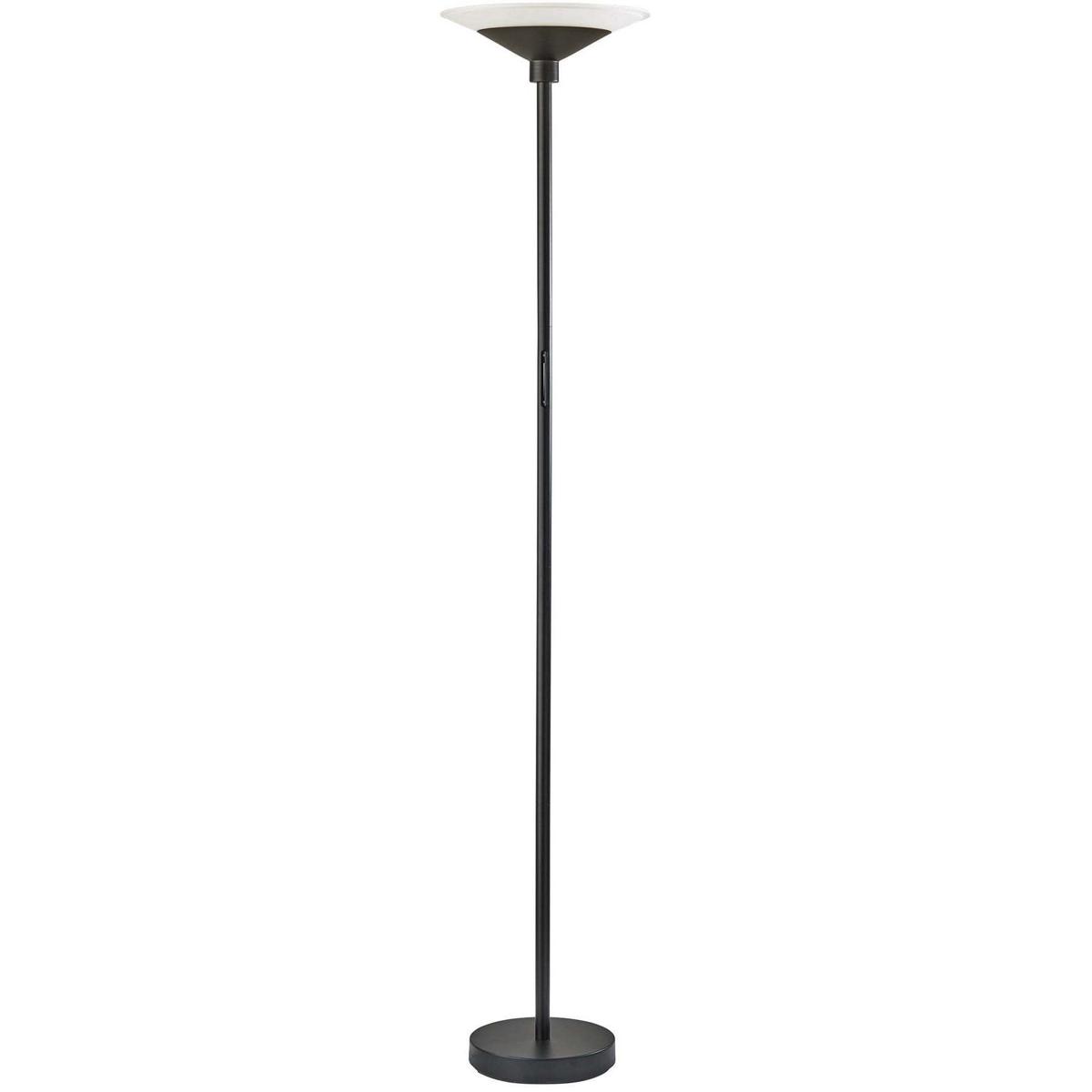 Adesso 5121-01 Solar 71 inch 24.00 watt Black Torchiere Portable Light