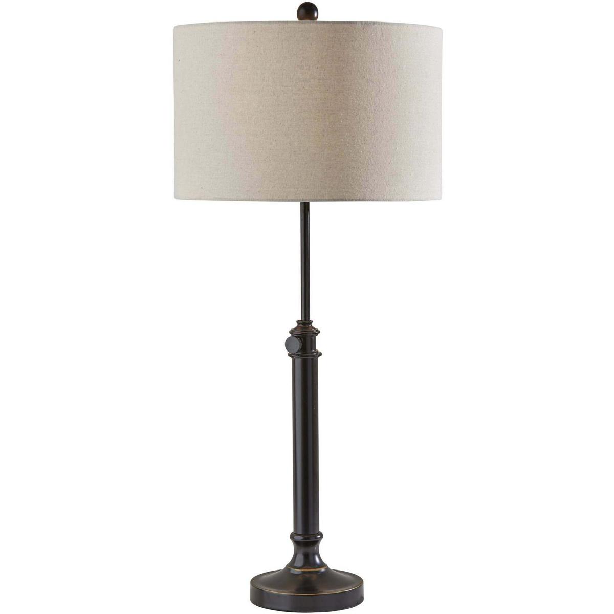 Adesso SL1165-26 Barton 26 inch 100.00 watt Antique Bronze Table Lamp Portable Light, Simplee Adesso