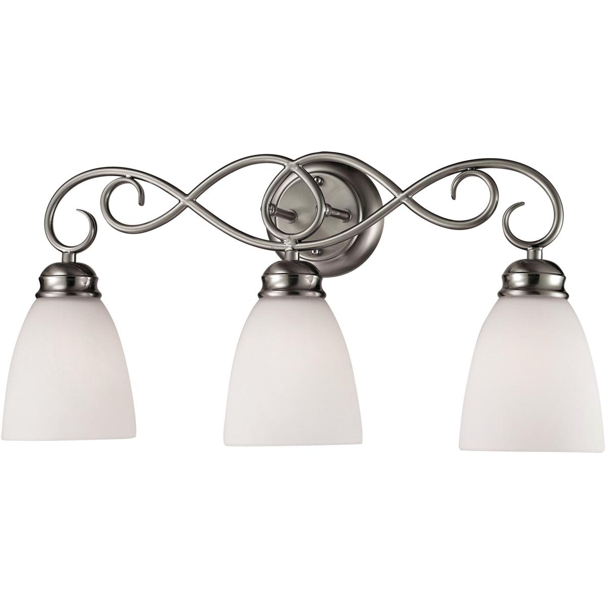 Atlas Lighting & Home 1103BB/20 Chatham 3 Light 23 inch Brushed Nickel Bath Bar Wall Light