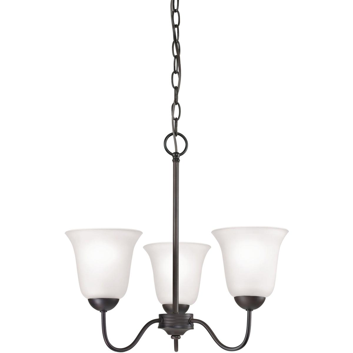Atlas Lighting & Home 1253CH/10 Conway 3 Light 19 inch Oil Rubbed Bronze Chandelier Ceiling Light