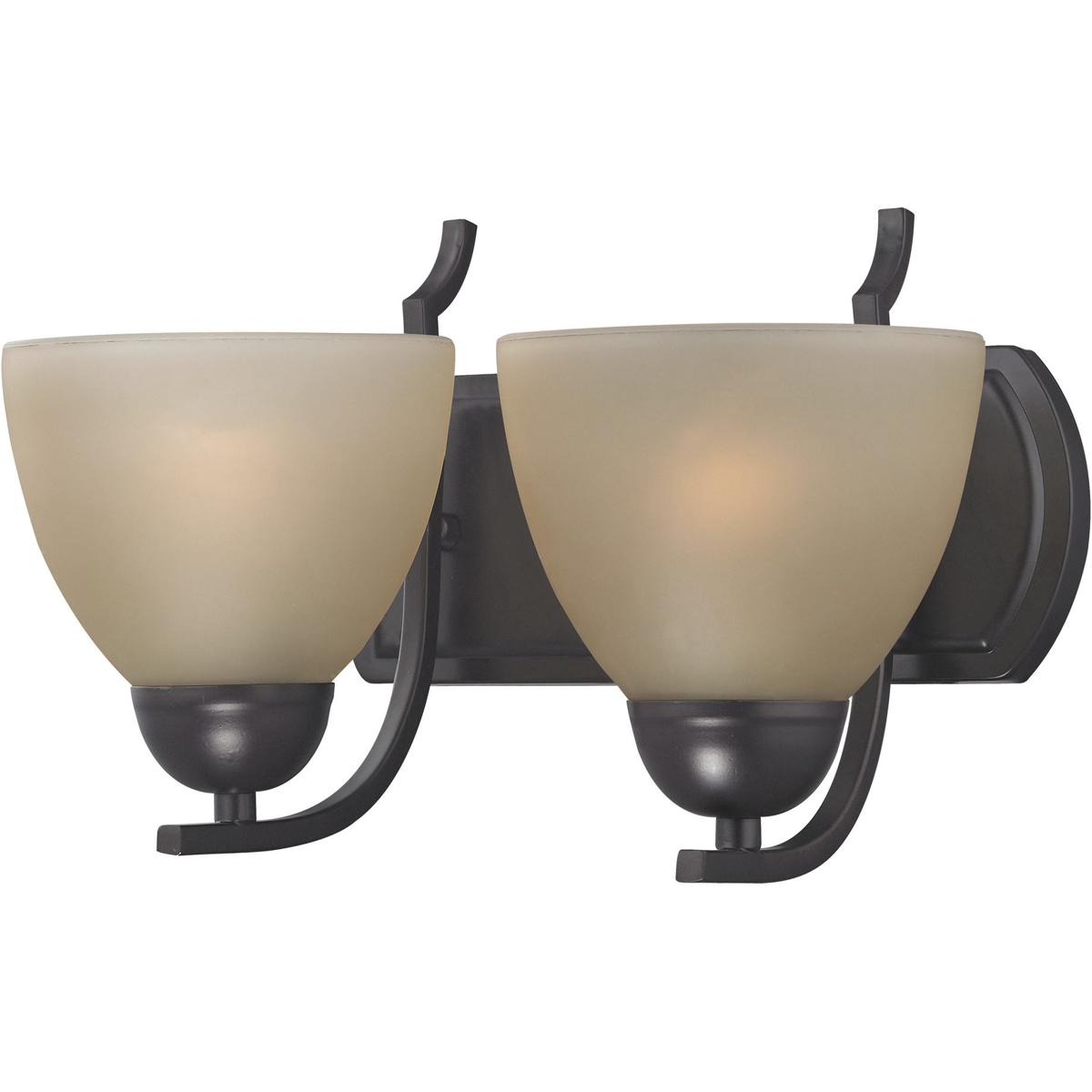 Atlas Lighting & Home 1462BB/10 Kingston 2 Light 13 inch Oil Rubbed Bronze Bath Bar Wall Light