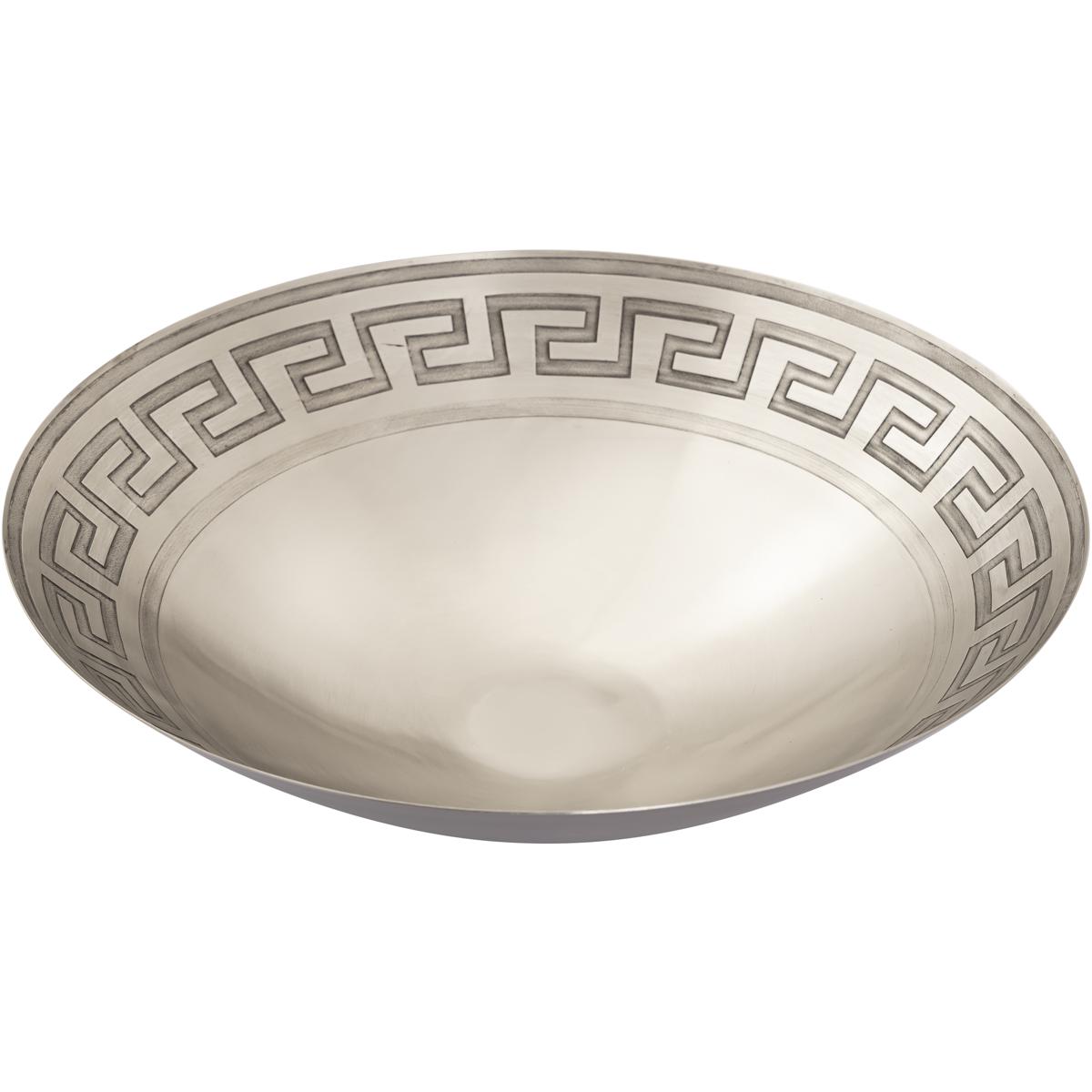 Atlas Lighting & Home AC11347-02 Greek Key 19 X 5 inch Centerpiece Bowl in Antique Nickel