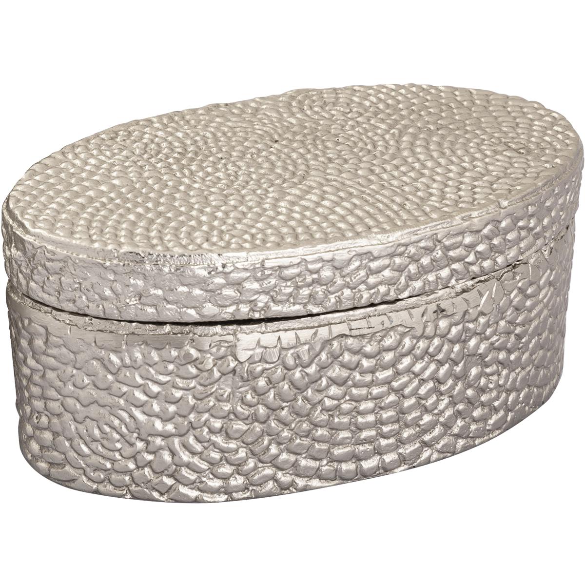 Atlas Lighting & Home AC11521-02 Oval Pebble 9 X 5 inch Antique Nickel Box